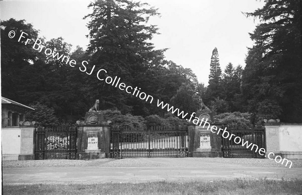 FOTA HOUSE  'THE DOG GATES'  ENTRANCE ? THE WOLF GATES